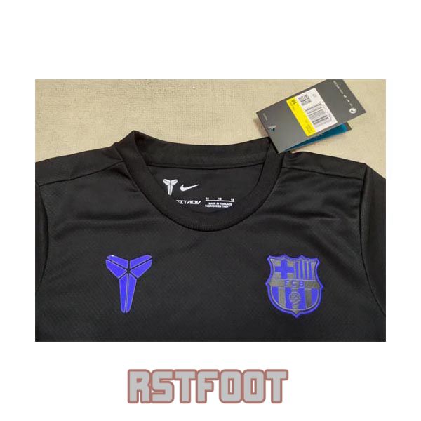 maillot barcelone 2025-2026 enfant entrainement noir violet – Image 2