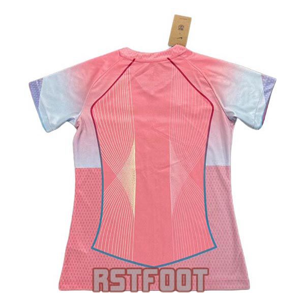 maillot barcelone 2025-2026 femme edition speciale rose bleu clair – Image 2