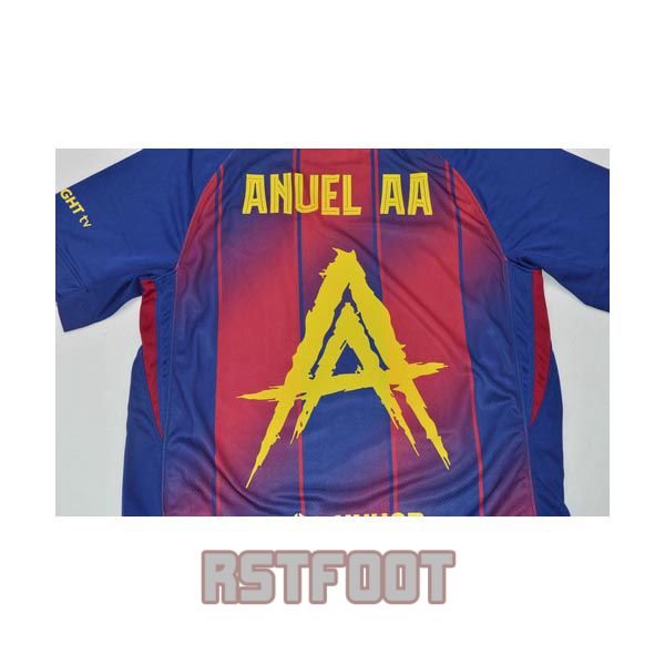 maillot barcelone 2025-2026 edition speciale bleu rouge anuel aa – Image 3