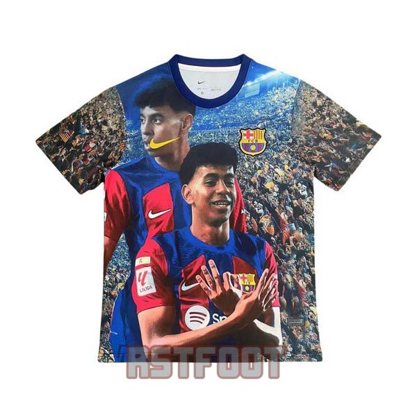 maillot barcelone 2025-2026 edition speciale bleu rouge lamine yamal