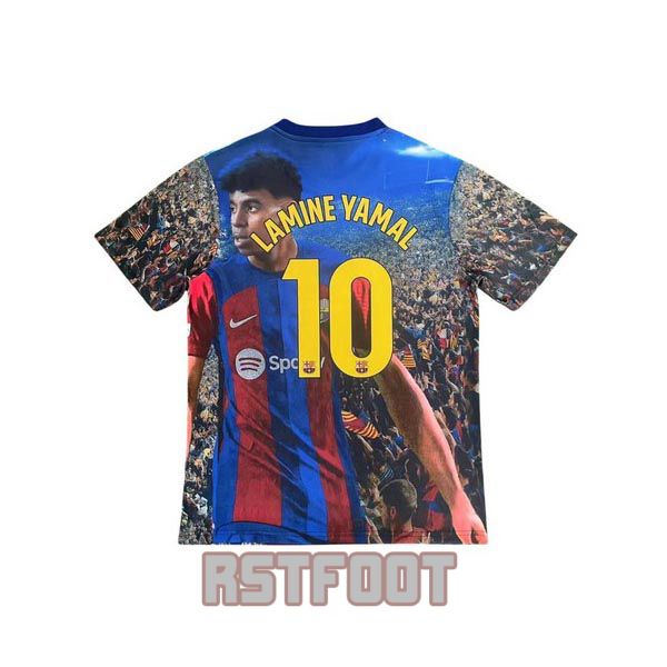 maillot barcelone 2025-2026 edition speciale bleu rouge lamine yamal – Image 2