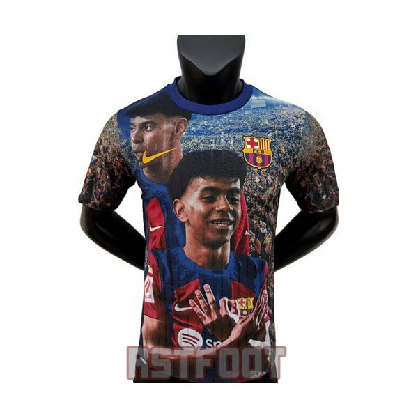 maillot barcelone 2025-2026 edition speciale version player bleu rouge lamine yamal