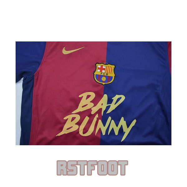 maillot barcelone 2025-2026 edition speciale bleu rouge bad bunny – Image 2