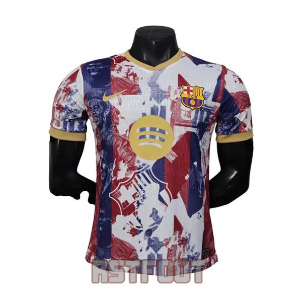 maillot barcelone 2025-2026 edition speciale version player blanc rouge bleu (3)