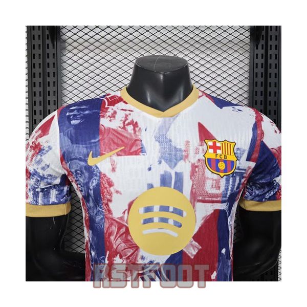 maillot barcelone 2025-2026 edition speciale version player blanc rouge bleu (3) – Image 3