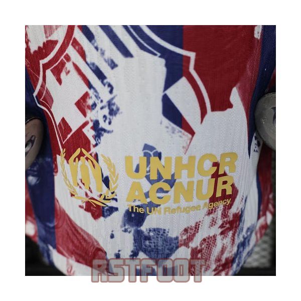 maillot barcelone 2025-2026 edition speciale version player blanc rouge bleu (3) – Image 7