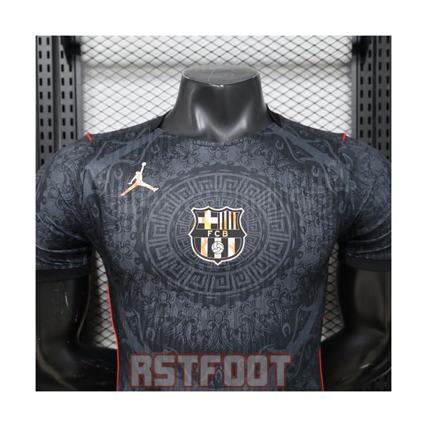 maillot barcelone 2026-2027 edition speciale version player noir gris rouge – Image 2