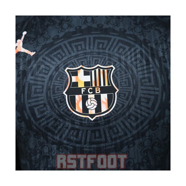 maillot barcelone 2026-2027 edition speciale version player noir gris rouge – Image 3