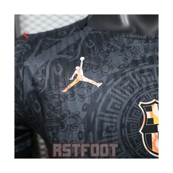 maillot barcelone 2026-2027 edition speciale version player noir gris rouge – Image 4