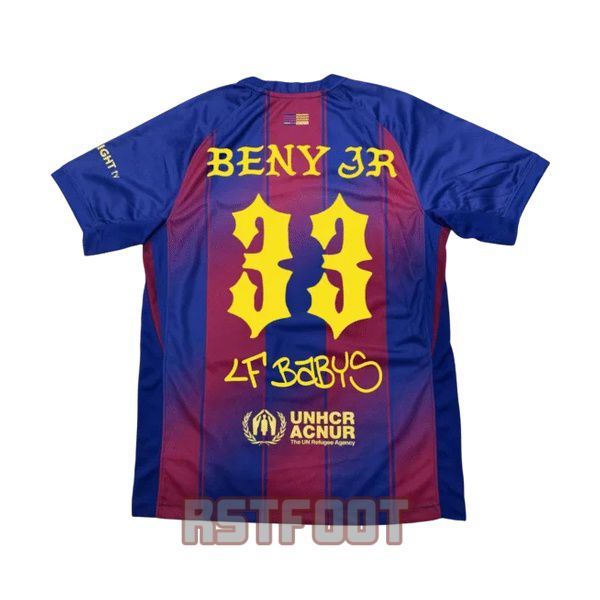 maillot barcelone 2025-2026 edition speciale bleu rouge beny jr – Image 2