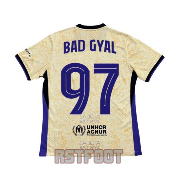 maillot barcelone 2025-2026 edition speciale jaune clair bad gyal – Image 2