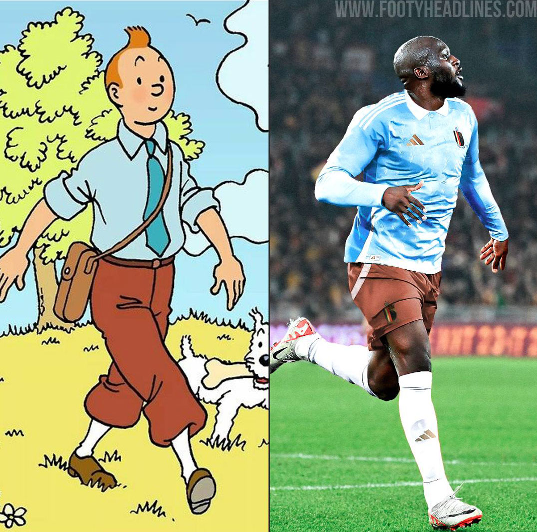 maillot de football inspiré par Tintin