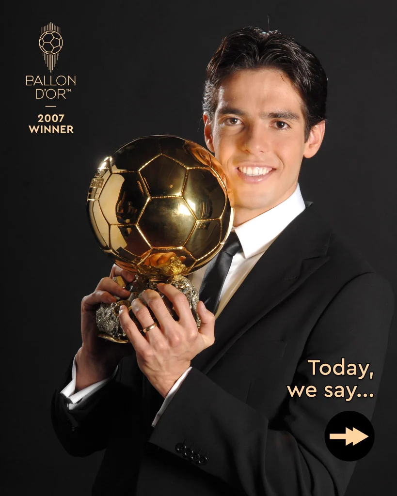 Kaka et son Ballon d'Or : Un Symbole de Génie sur le Terrain de Football