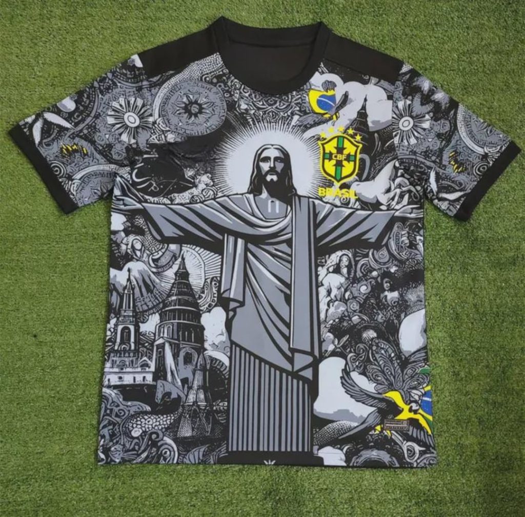 Le Must - Have pour les Amoureux du Football et de la Foi : Maillot Brésil Jésus