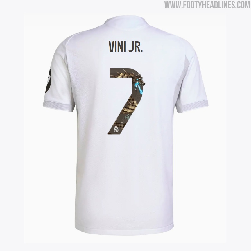 maillot Real Madrid dragon noir rose