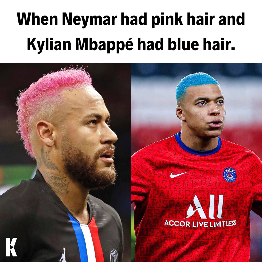 mbappe cheveux