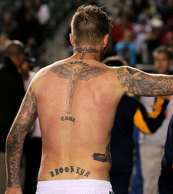 Por que os tatuagens de David Beckham fascinam?