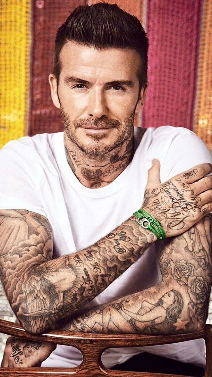 david beckham tatouage