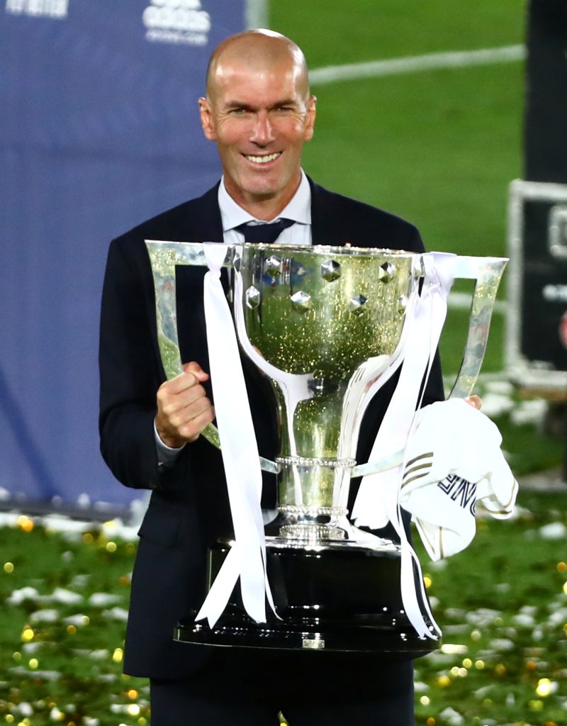 récompenses remportées par zinédine zidane